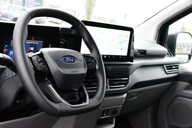 Ford TRANSIT CUSTOM 320 2.0 TDCI L2H1 Black Edition Limited Virtual, Adaptieve Cruise, Camera, Carplay, 170PK, Automaat, LED, Multimedia, Sensoren, Stoelverwarming, UNIEK!