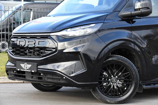 Ford TRANSIT CUSTOM 320 2.0 TDCI L2H1 Black Edition Limited Virtual, Adaptieve Cruise, Camera, Carplay, 170PK, Automaat, LED, Multimedia, Sensoren, Stoelverwarming, UNIEK!