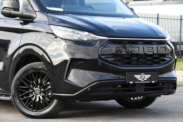 Ford TRANSIT CUSTOM 320 2.0 TDCI L2H1 Black Edition Limited Virtual, Adaptieve Cruise, Camera, Carplay, 170PK, Automaat, LED, Multimedia, Sensoren, Stoelverwarming, UNIEK!