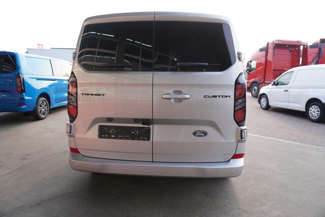 Ford TRANSIT CUSTOM 320L 2.0 TDCI 170PK L2H1 Limited DubbelCabine Automaat nr. V062 | Schuifdeur links en rechts | Airco | Adap.Cruise | Navi | Camera