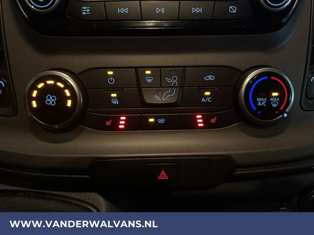 Ford TRANSIT CUSTOM 2.0 TDCI 131pk L1H1 Euro6 Airco | Camera | LED | Cruisecontrol | Apple Carplay Android Auto, 2500kg Trekhaak, Parkeersensoren, Stoelverwarming, Verwarmde voorruit, Bijrijdersbank