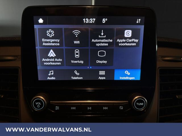 Ford TRANSIT CUSTOM 2.0 TDCI 131pk L1H1 Euro6 Airco | Camera | LED | Cruisecontrol | Apple Carplay Android Auto, 2500kg Trekhaak, Parkeersensoren, Stoelverwarming, Verwarmde voorruit, Bijrijdersbank