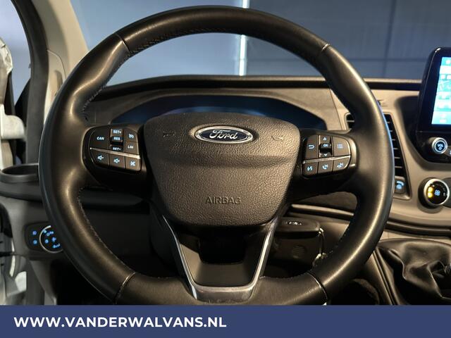 Ford TRANSIT CUSTOM 2.0 TDCI L2H1 Euro6 Airco | Camera | Navigatie | LED | Apple Carplay | Cruisecontrol Android Auto, Verwarmde voorruit, Parkeersensoren, Bijrijdersbank, 2670kg trekvermogen