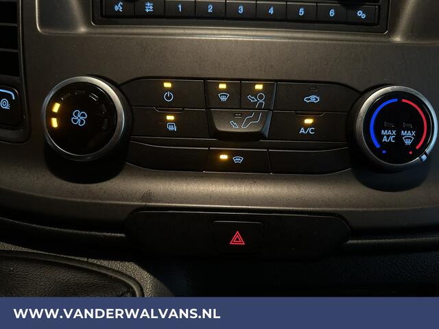 Ford TRANSIT CUSTOM 2.0 TDCI 131pk L2H1 Euro6 Airco | LED | Cruisecontrol | Verwarmde voorruit | Parkeersensoren Bijrijdersbank, 2800kg trekvermogen