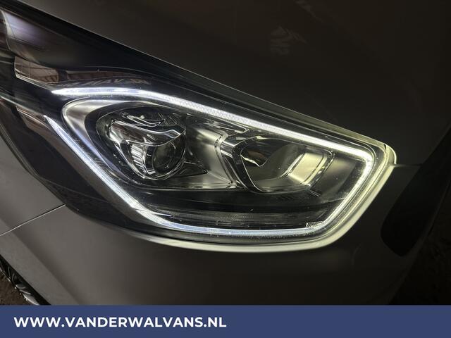 Ford TRANSIT CUSTOM 2.0 TDCI 131pk L2H1 Euro6 Airco | LED | Cruisecontrol | Verwarmde voorruit | Parkeersensoren Bijrijdersbank, 2800kg trekvermogen