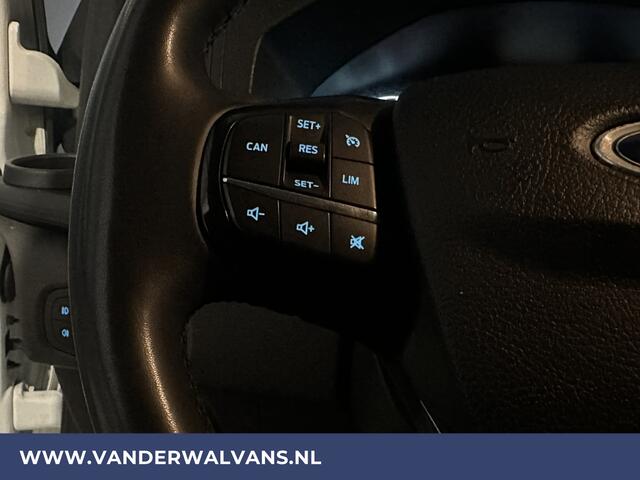 Ford TRANSIT CUSTOM 2.0 TDCI 131pk L2H1 Euro6 Airco | LED | Cruisecontrol | Verwarmde voorruit | Parkeersensoren Bijrijdersbank, 2800kg trekvermogen