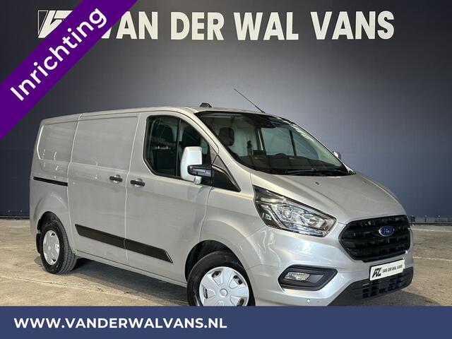 Ford TRANSIT CUSTOM 2.0 TDCI 131pk L1H1 inrichting Euro6 Airco | Camera | LED | Apple Carplay | Cruisecontrol Parkeersensoren, Bijrijdersbank, 2500kg trekvermogen, stoelverwarming, verwarmde voorruit