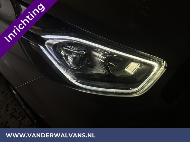 Ford TRANSIT CUSTOM 2.0 TDCI 131pk L1H1 inrichting Euro6 Airco | Camera | LED | Apple Carplay | Cruisecontrol Parkeersensoren, Bijrijdersbank, 2500kg trekvermogen, stoelverwarming, verwarmde voorruit