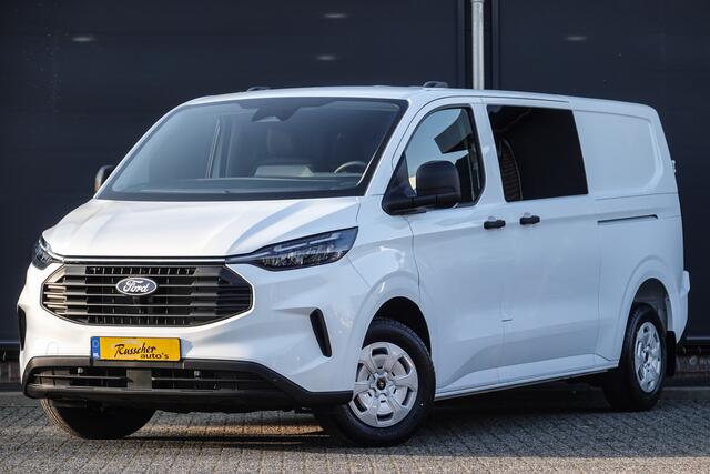 Ford TRANSIT CUSTOM L2H1 Dubbel Cabine 2.0Tdci 150Pk | Trend 320 | Achteruitrijcamera | 2xSchuifdeur | Frozen White