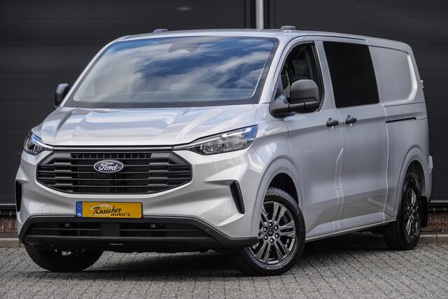 Ford TRANSIT CUSTOM L2H1 Dubbel Cabine 2.0Tdci 150Pk | Trend 320 | Achteruitrijcamera | 2xSchuifdeur | Trekhaak | 17'' | Moondust Zilver