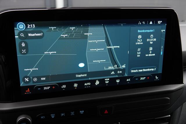 Ford TRANSIT CUSTOM L2H1 DC 170Pk Aut. | Dubbel Cabine | Limited | 360° Camera | 2xSchuifdeur | Spoilerpack | 19'' | Magnetic Grey