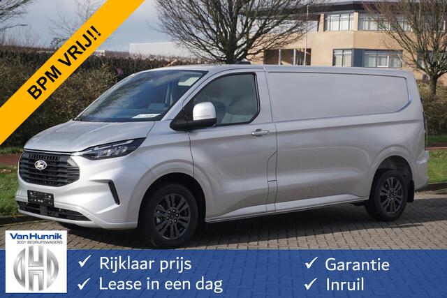 Ford TRANSIT CUSTOM 300L 170PK Limited AUT BPM VRIJ!! Navi, Cam, Adap. Cruise, 17" LM, LED!! NR. 335