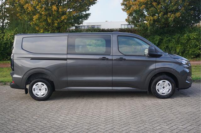 Ford TRANSIT CUSTOM 320L 136PK Trend Dubbel Cabine BPM VRIJ!! Apple CP/Android A. LED, 2x Schuifdeur, 5 Jaar Garantie!! NR. G183*