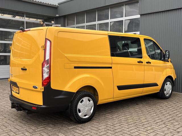 Ford TRANSIT CUSTOM 340 2.0 TDCI L2H1 DC Airco Cruise control Trekhaak 2800kg trekgewicht 5-Persoons Stoelverwarming Bluetooth Parkeersensoren voor en achter Schuifdeur rechts 1e eigenaar Euro 6
