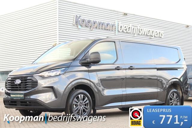 Ford TRANSIT CUSTOM 320 2.0TDCI 170pk L2H1 Trend | 4x4 | AWD | Automaat | L+R Zijdeur | Stoel+Stuurverwarming | Sync 4 13" | Keyless | Camera | Carplay/Android | Lease 771,- p/m