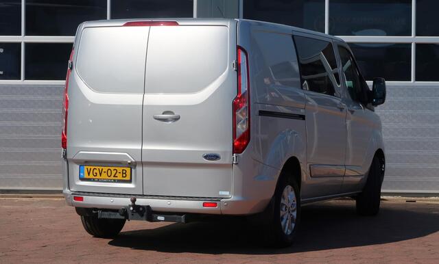 Ford TRANSIT CUSTOM 300 2.0 TDCI L1H1 Limited DC AUT/ LED/ CAMERA/ 2X DEUR/ CRUISE/ AIRCO/ TREKHAAK