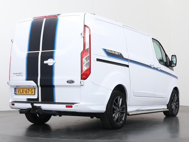 Ford TRANSIT CUSTOM 290 2.0 TDCI Aut. | L1 H1 Sport | LM Velgen | 3-zits | Schuifdeur L+R | Trekhaak | Sport | Parkeercamera | Airco | Cruise Control |
