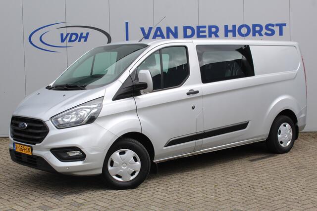 Ford TRANSIT CUSTOM 300 2.0 105 pk TDCI L2H1 Trend DC 6 zits parkeersensoren voor + achter - Bluetooth - Trekhaak - Cruise Control - Airco