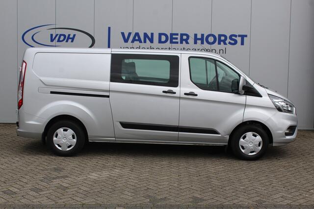 Ford TRANSIT CUSTOM 300 2.0 105 pk TDCI L2H1 Trend DC 6 zits parkeersensoren voor + achter - Bluetooth - Trekhaak - Cruise Control - Airco