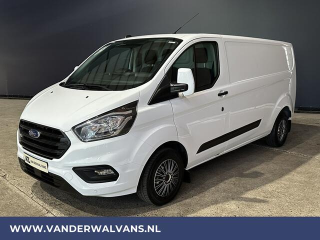 Ford TRANSIT CUSTOM 2.0 TDCI 131pk L2H1 Euro6 Airco | LED | Cruisecontrol | Verwarmde voorruit | Parkeersensoren Bijrijdersbank, 2800kg trekvermogen