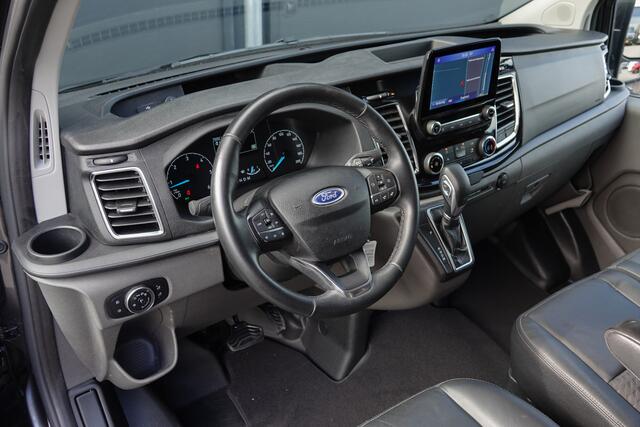 Ford TRANSIT CUSTOM L2H1 2.0 Tdci 185Pk Aut. | Sport 320 | Stoel-Bank | 2xSchuifdeur | Imperiaal | Achteruitrijcamera | Trekhaak | 17''