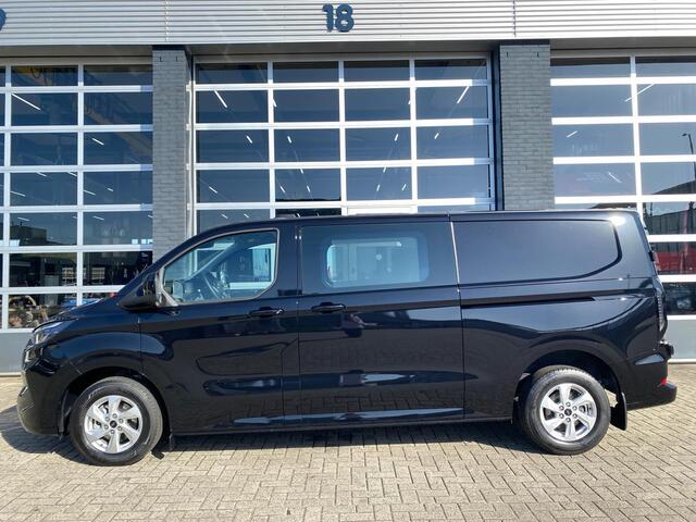 Ford TRANSIT CUSTOM 320 2.0 TDCI L2H1 Limited Dubbel cabine | Wegklapbare trekhaak | Reservewiel| Adaptive Cruise Control | Achteruitrij Camera | Dubbele schuifdeur | Géén BPM |