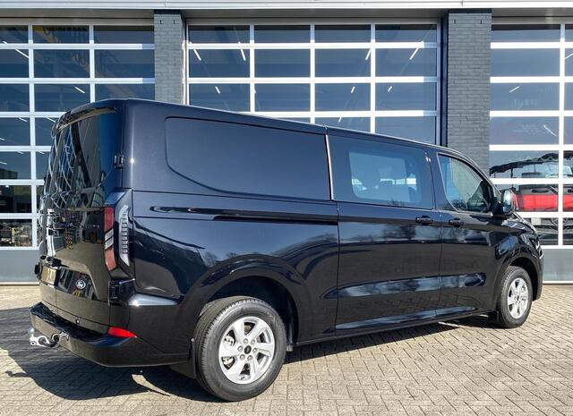 Ford TRANSIT CUSTOM 320 2.0 TDCI L2H1 Limited Dubbel cabine | Wegklapbare trekhaak | Reservewiel| Adaptive Cruise Control | Achteruitrij Camera | Dubbele schuifdeur | Géén BPM |