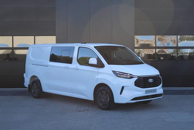 Ford TRANSIT CUSTOM 320 2.0 TDCI L2H1 Limited DC 170pk - Adaptive Cruise - Navi - 2x Schuifdeur - Verwarmd stuur - 70l tank - 17" LM velgen - Rijklaar
