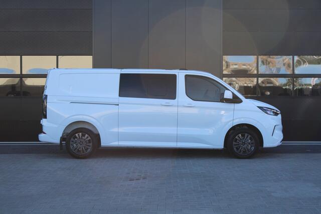 Ford TRANSIT CUSTOM 320 2.0 TDCI L2H1 Limited DC 170pk - Adaptive Cruise - Navi - 2x Schuifdeur - Verwarmd stuur - 70l tank - 17" LM velgen - Rijklaar