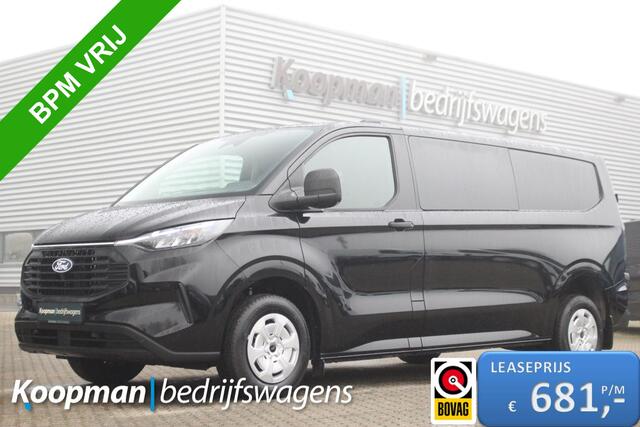 Ford TRANSIT CUSTOM 320 2.0TDCI 136pk L2H1 Trend DC | 6-Zits | Sync 4 13" | Keyless | Carplay/Android | Lease 681,- p/m