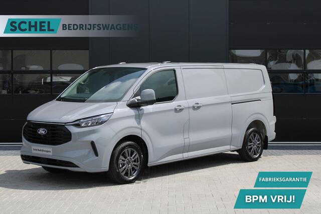 Ford TRANSIT CUSTOM 320 2.0 TDCI L2H1 Limited 150pk - 2x Schuifdeur - Adaptive Cruise - Verwarmd stuur - Blind spot - Navigatie - Camera - Draadloos laden - Rijklaar