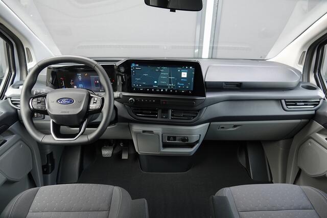 Ford TRANSIT CUSTOM L2H1 Dubbel Cabine 170Pk Aut. | Raptor Edition | Rode remzadels | 20'' Moondust Zilver