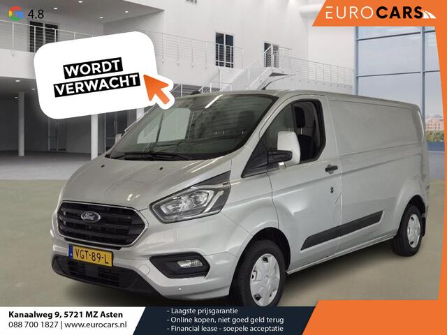 Ford TRANSIT CUSTOM 131pk L2H1 Trend Trekhaak Camera Cruise control Airco Parkeersensoren 3-Zits Euro6