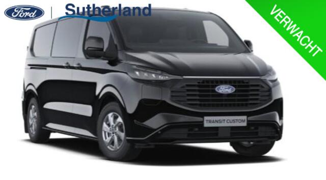 Ford TRANSIT CUSTOM 320 2.5 PHEV L2H1 Limited DC 233pk | Dubbele zijschuifdeur | 12-weg verstel- en verwarmbare AGR Stoelen | Inklapbare trekhaak | 17 inch lichtmetalen velgen | Driver Assistance Pack Premium | Verwarmbaar stuurwiel | Bekleding zijwand en achterdeuren (voll