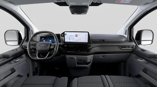 Ford TRANSIT CUSTOM 320 2.5 PHEV L2H1 Limited DC 233pk | Dubbele zijschuifdeur | 12-weg verstel- en verwarmbare AGR Stoelen | Inklapbare trekhaak | 17 inch lichtmetalen velgen | Driver Assistance Pack Premium | Verwarmbaar stuurwiel | Bekleding zijwand en achterdeuren (voll