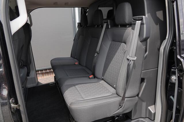 Ford TRANSIT CUSTOM L2H1 Dubbel Cabine 2.5PHEV 233Pk Aut. | Limited | Plug In Hybrid | 360° Camera | 2xSchuifdeur | Spoilerpack | 19'' | Agate Black