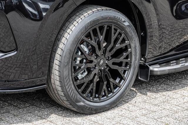 Ford TRANSIT CUSTOM L2H1 Dubbel Cabine 2.5PHEV 233Pk Aut. | Limited | Plug In Hybrid | 360° Camera | 2xSchuifdeur | Spoilerpack | 19'' | Agate Black