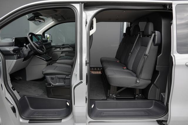 Ford TRANSIT CUSTOM L2H1 Dubbel Cabine 2.5PHEV 233Pk Aut. | Limited | Plug In Hybrid | 360° Camera | 2xSchuifdeur | Spoilerpack | 19'' | Grey Matter