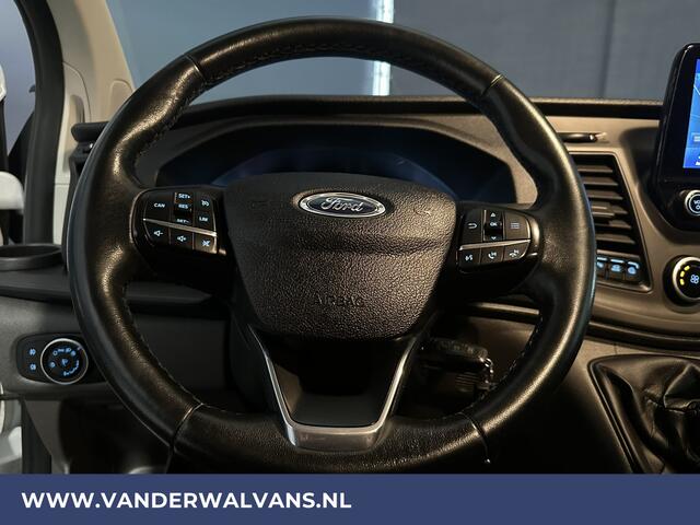 Ford TRANSIT CUSTOM 2.0 TDCI L2H1 Euro6 Airco | Navigatie | Camera | LED | Cruisecontrol | Verwarmde voorruit 2800kg trekvermogen, Stoelverwarming, Parkeersensoren, Bijrijdersbank