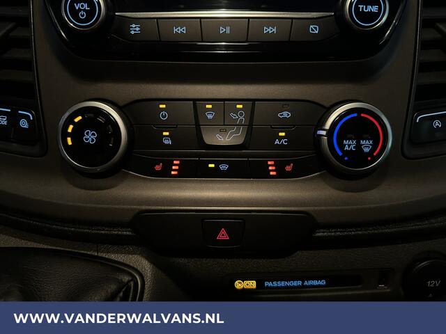 Ford TRANSIT CUSTOM 2.0 TDCI L2H1 Euro6 Airco | Navigatie | Camera | LED | Cruisecontrol | Verwarmde voorruit 2800kg trekvermogen, Stoelverwarming, Parkeersensoren, Bijrijdersbank