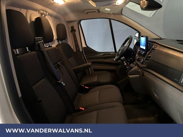 Ford TRANSIT CUSTOM 2.0 TDCI L2H1 Euro6 Airco | Navigatie | Camera | LED | Cruisecontrol | Verwarmde voorruit 2800kg trekvermogen, Stoelverwarming, Parkeersensoren, Bijrijdersbank