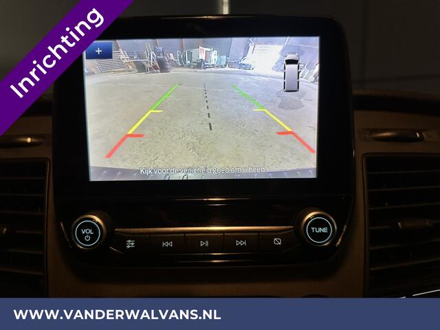 Ford TRANSIT CUSTOM 2.0 TDCI 131pk L1H1 Inrichting Euro6 Airco | Camera | Navigatie | LED | Apple Carplay Cruisecontrol, Stoelverwarming, Verwarmde voorruit, Parkeersensoren, Bijrijdersbank