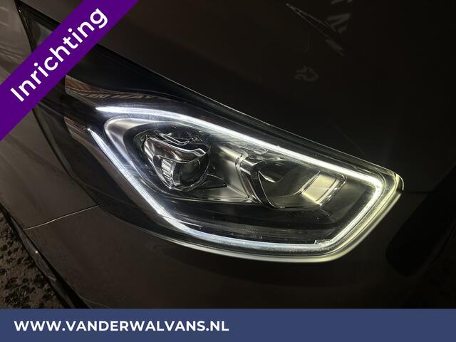 Ford TRANSIT CUSTOM 2.0 TDCI 131pk L1H1 Inrichting Euro6 Airco | Camera | Navigatie | LED | Apple Carplay Cruisecontrol, Stoelverwarming, Verwarmde voorruit, Parkeersensoren, Bijrijdersbank