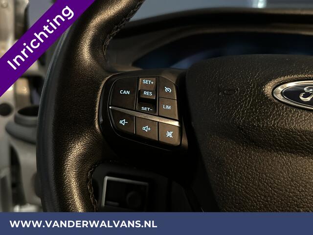 Ford TRANSIT CUSTOM 2.0 TDCI 131pk L1H1 Inrichting Euro6 Airco | Camera | Navigatie | LED | Apple Carplay Cruisecontrol, Stoelverwarming, Verwarmde voorruit, Parkeersensoren, Bijrijdersbank