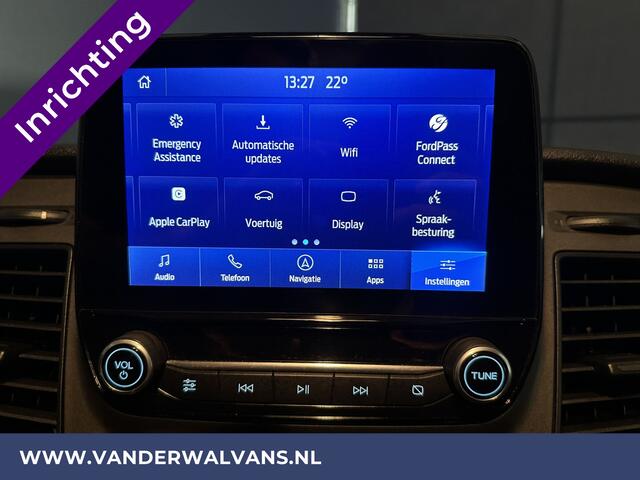 Ford TRANSIT CUSTOM 2.0 TDCI 131pk L1H1 Inrichting Euro6 Airco | Camera | Navigatie | LED | Apple Carplay Cruisecontrol, Stoelverwarming, Verwarmde voorruit, Parkeersensoren, Bijrijdersbank