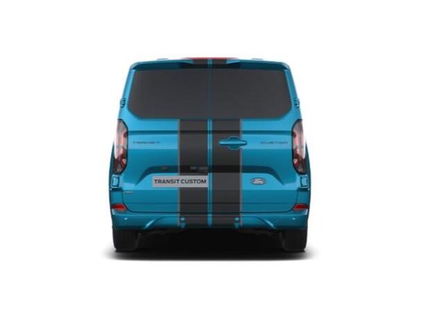 Ford TRANSIT CUSTOM 320 2.5 PHEV L2H1 Sport DC 233pk | Dubbele zijschuifdeur | Inklapbare trekhaak | 19 inch lichtmetalen Sport velgen (mat zwart) | Verwarmbaar stuurwiel | Navigatie systeem