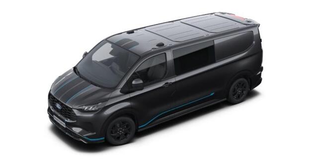 Ford TRANSIT CUSTOM 320 2.5 PHEV L2H1 Sport DC 233pk | Dubbele zijschuifdeur | Inklapbare trekhaak | 19 inch lichtmetalen Sport velgen (mat zwart) | Verwarmbaar stuurwiel | Navigatie systeem