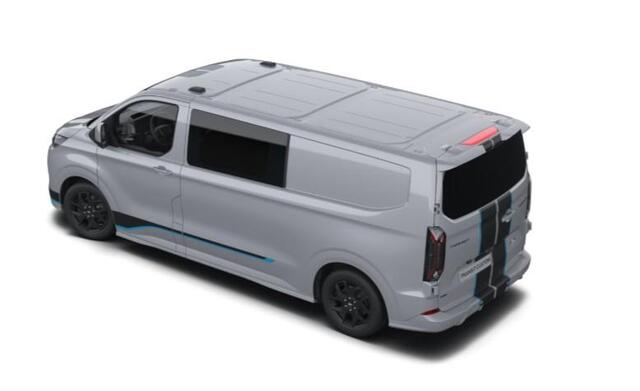 Ford TRANSIT CUSTOM 320 2.5 PHEV L2H1 Sport DC 233pk | Dubbele zijschuifdeur | Inklapbare trekhaak | 19 inch lichtmetalen Sport velgen (mat zwart) | Verwarmbaar stuurwiel | Navigatie systeem