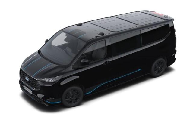Ford TRANSIT CUSTOM 320 2.5 PHEV L2H1 Sport DC 233pk | Dubbele zijschuifdeur | Inklapbare trekhaak | 19 inch lichtmetalen Sport velgen (mat zwart) | Verwarmbaar stuurwiel | Navigatie systeem