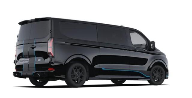 Ford TRANSIT CUSTOM 320 2.5 PHEV L2H1 Sport DC 233pk | Dubbele zijschuifdeur | Inklapbare trekhaak | 19 inch lichtmetalen Sport velgen (mat zwart) | Verwarmbaar stuurwiel | Navigatie systeem